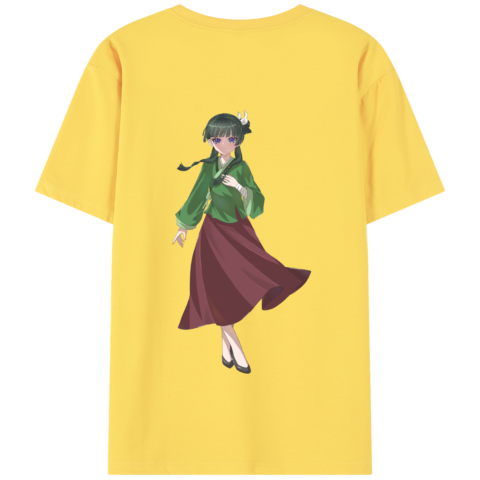 （画像用） 薬屋のひとりごと The Apothecary Diaries 綿100％半袖Tシャツ（背面プリント）